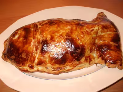Feuilleté au saumon et épinards
