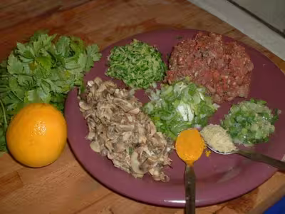 Bricks à la viande et aux légumes