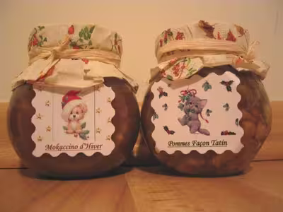 Confiture de pommes "façon Tatin" (caramélisées au