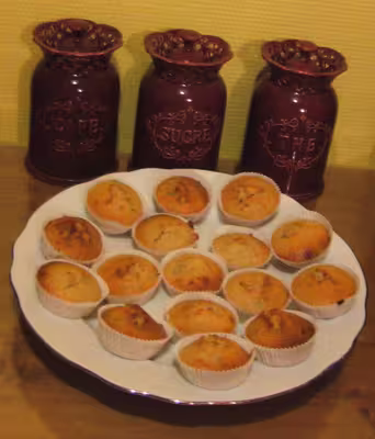 Muffins vanille, banane