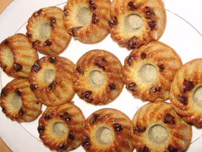 Gâteaux banane, chocolat, noix de coco