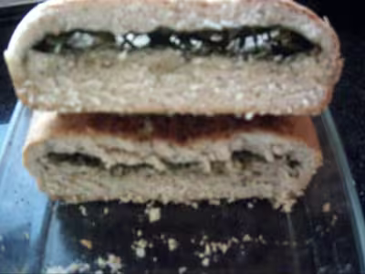 Recette thermomix: Focaccia aux trois fromages par BidouBurger
