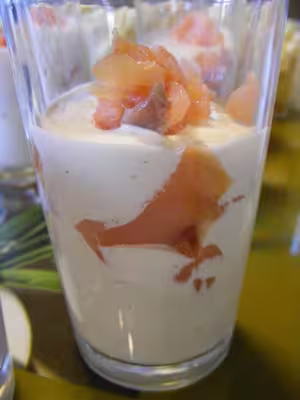 Thermomix:Verrines de saumon et de ricotta au citron par BidouBurger