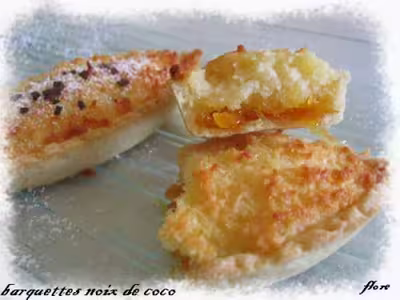 Barquettes noix de coco