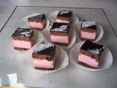 Bouchées fraise chocolat