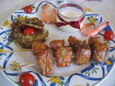 Brochettes de thon