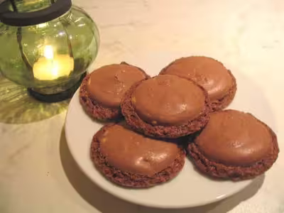Macarons au chocolat Lenôtre