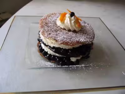 Mille-feuille aux myrtilles