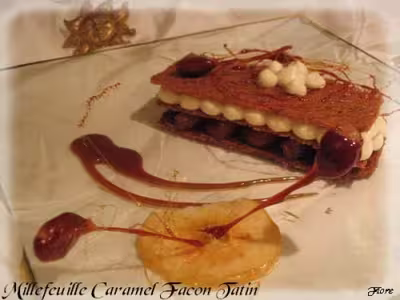 Millefeuille caramel facon tatin
