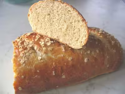 Pain au miel et aux flocons d'avoine