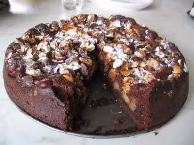 Gâteau pomme-chocolat