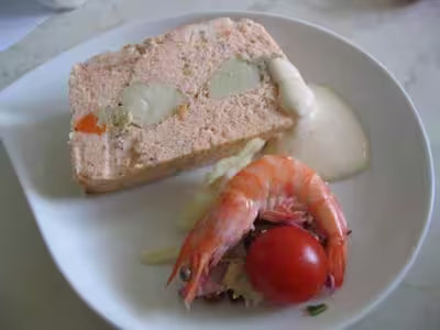 Terrine de noix de Saint-Jacques au saumon