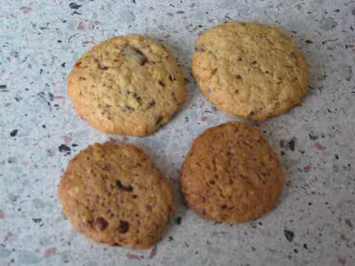 Petits gateaux style cookies aux flocons d'avoine par bredele