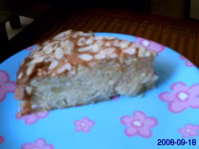 Gâteau aux amandes et pommes