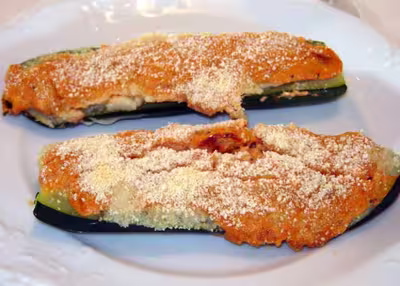 Recette Thermomix: Courgettes farcies par SandrinedeParis