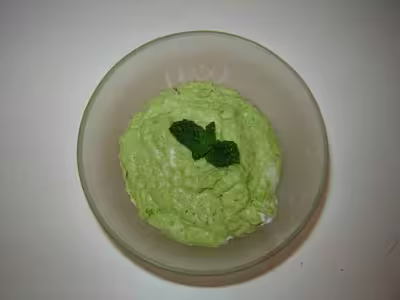 Thermomix: Mousse de petits pois au fromage frais par SandrinedeParis