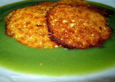 Thermomix: Velouté de haricots verts aux tuiles