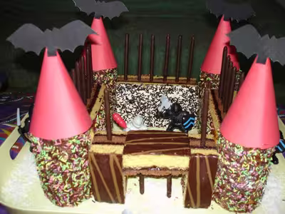 Gâteau château fort par labiloutte