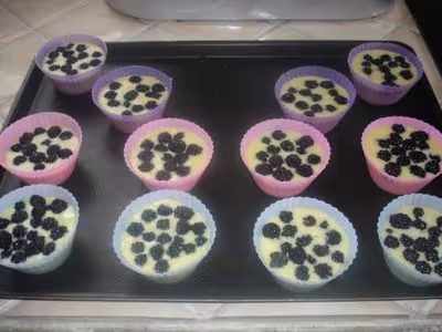 Muffins aux myrtilles par labiloutte