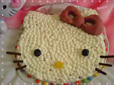 Gâteau à l'orange hello kitty