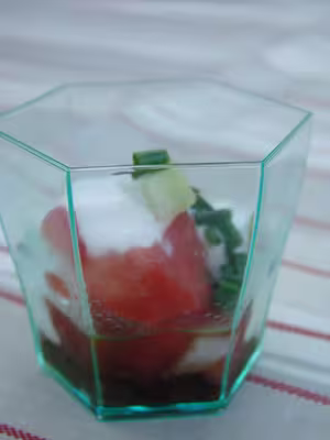 Recette WW : Verrine grecque par mistikris