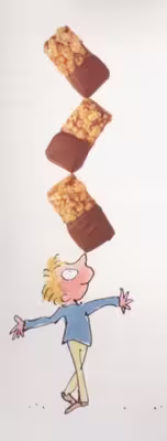 Surprise croustillante wonka aux noisettes et au chocolat