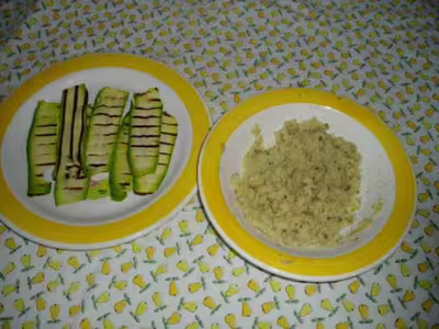 Roulés de courgettes à la purée pommes de terre par clarab