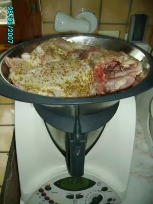 Recette WW : Lapin sauce ancienne au thermomix