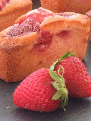 Financiers aux fraises