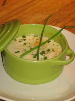 Oeuf cocotte à la ciboulette