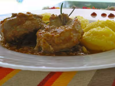 Osso bucco de dinde façon "osso bucco"