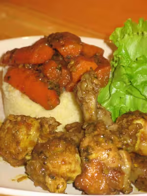 Poulet aux carottes façon "tajine"