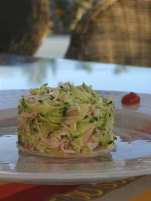 Salade aux courgettes crues