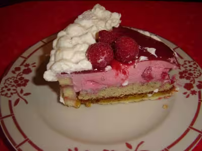 Bavarois framboises et citron