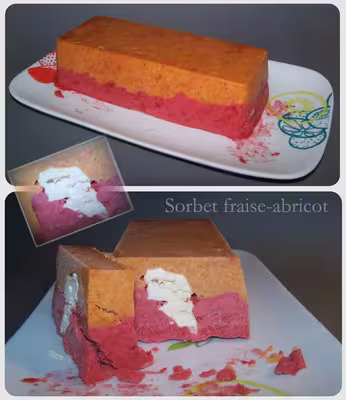Sorbet à la fraise abricot par Alec690
