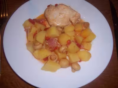 Recette WW: Poulet cocotte "grand-mère" par marinedupin