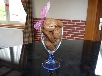 Cookies tout chocolat aux pépites de chocolat