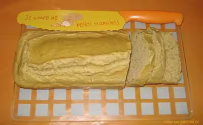 Pain blanc sans sel et sans levure