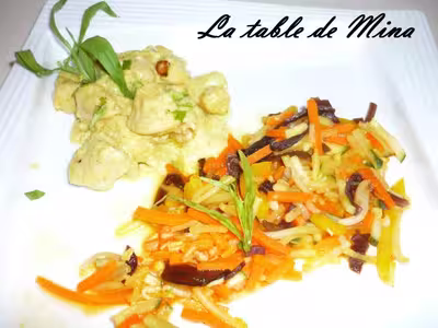 WW: Curry de poulet aux légumes asiatiques (PP)