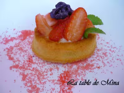 Délices aux fraises et crème pâtissière par mamina1313