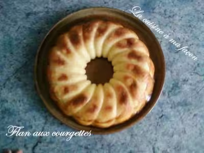 Recette thermomix: Flan de courgettes