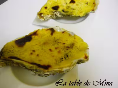 Huitres au sabayon de chardonnay