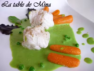 Recette Thermomix: Lotte pochée au lait de coco