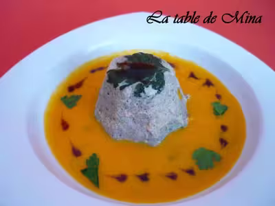 Recette Thermomix: Moelleux de jambon, champignons