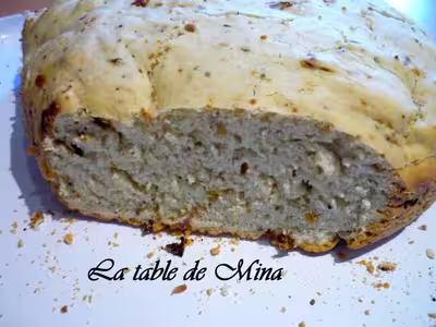 Pain aux herbes, échalotes, ail au Mijot'cook de Seb