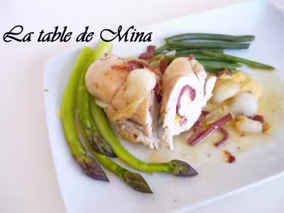 Recette WW: Roulades de poulets au cidre, chedar (PP) par mamina1313