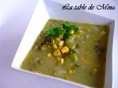 Recette Thermomix: Soupe aux fèves et maïs