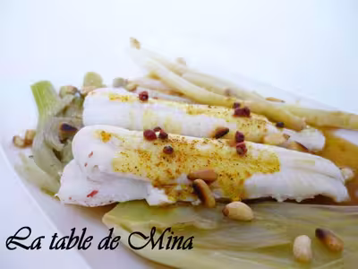 Recette WW: Soles vapeur, sauce aux pignons (PP)
