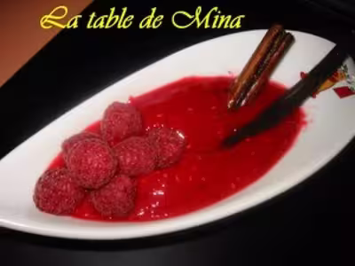 Recette WW: Soupe de framboises