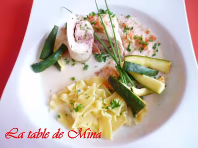 Thermomix: Suprême de dindes au serano